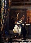 Johannes Vermeer Canvas Paintings - Allegory of the Faith
